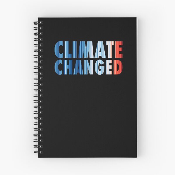 Item preview, CLIMATE CHANGED - Climate Change & Global Warming Temperature Stripes designed and sold by brizodesign.