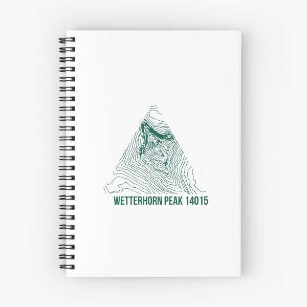 Item preview, Wetter horn Peak Topo designed and sold by januarybegan.