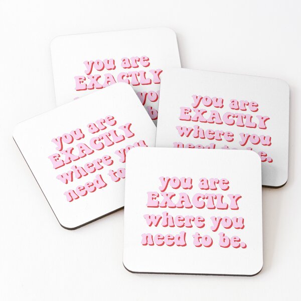 Item preview, you are EXACTLY where you need to be retro quote designed and sold by brookebeacom.
