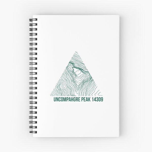 Item preview, Uncompahgre Peak Topo designed and sold by januarybegan.