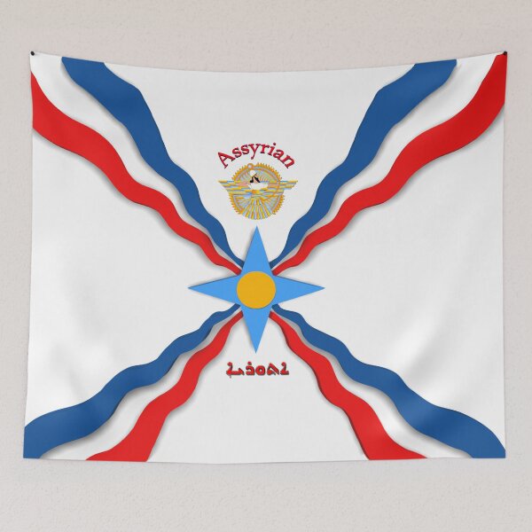 Item preview, Assyrian Flag designed and sold by doniainart.
