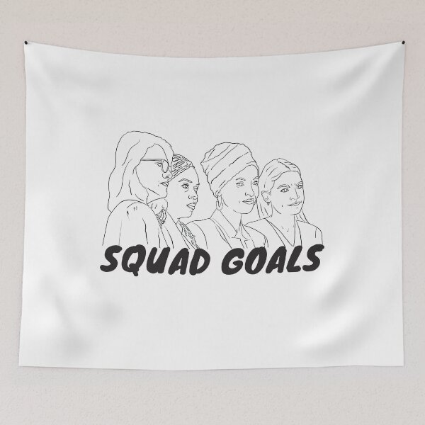Item preview, I STAND WITH THE SQUAD (Omar, Ocasio-Cortez, Tlaib, and Pressley) Tote designed and sold by countercolour.