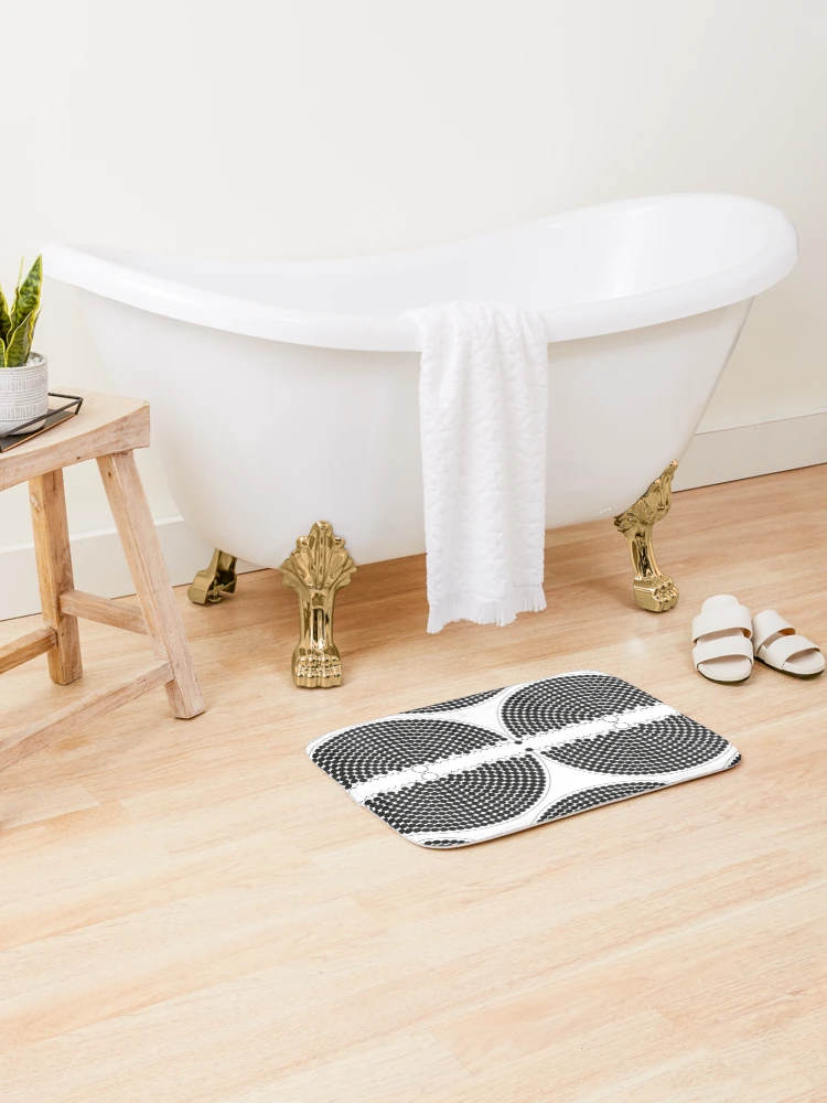 Thumbnail 2 of 6, Bath Mat, Muisca pattern designed and sold by Creative Rafa.