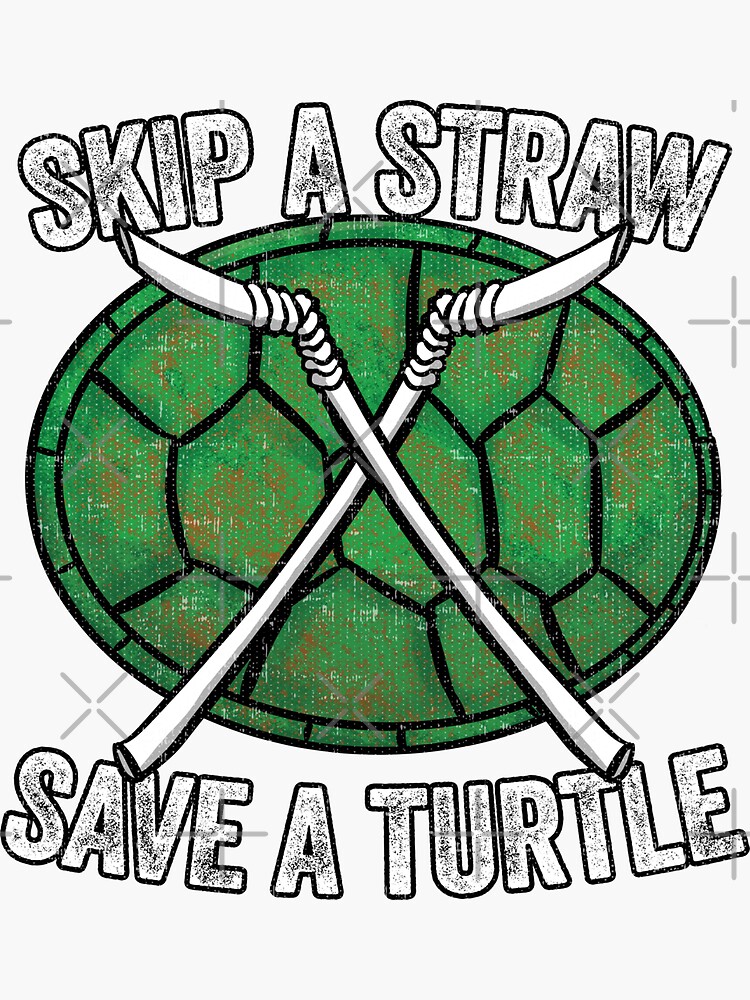 Skip A Straw Save A Turtle Anti Pollution T-Shirt Skip A Straw Save A Turtle Anti Pollution T-Shirt
