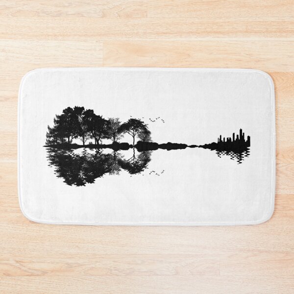 Item preview, Electric guitar music reflection nature. designed and sold by emphatic.