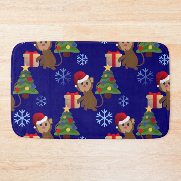 Item preview, christmas santa monkey emoji designed and sold by Gossip Rag.
