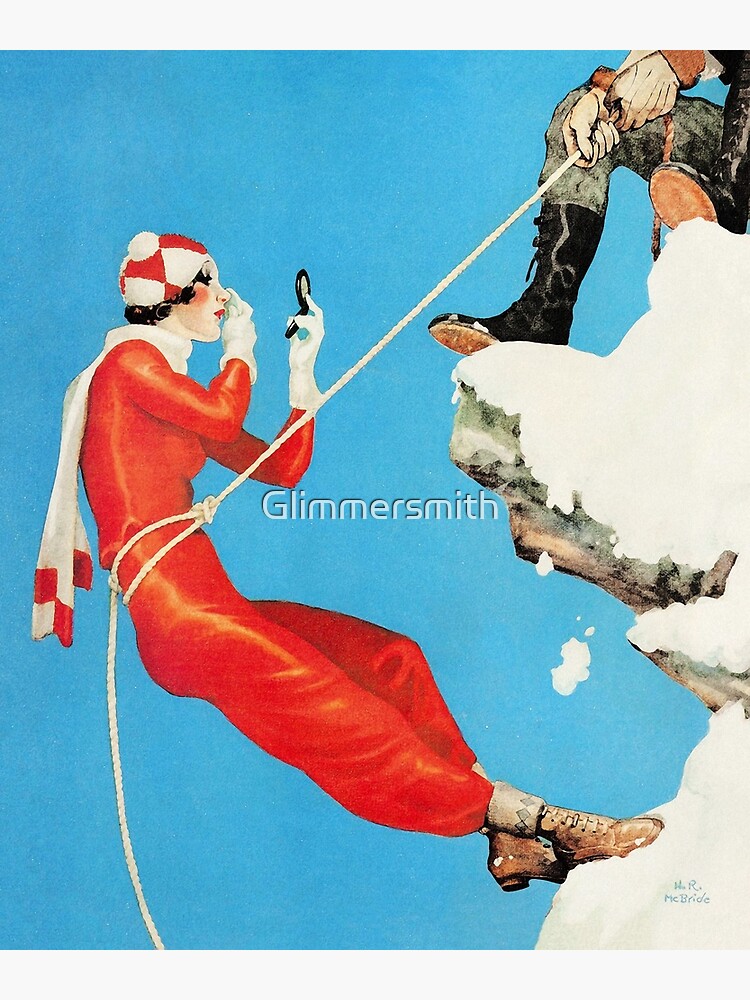 Playful control mountain climbing couple playful fashion art by Glimmersmith