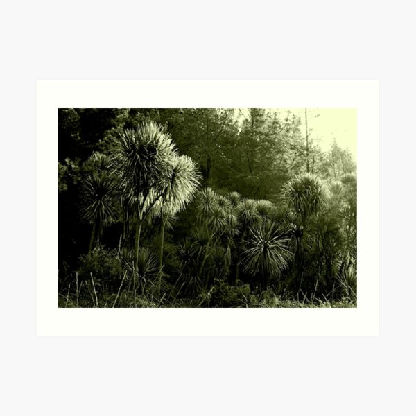 Gathering of palms Art Print