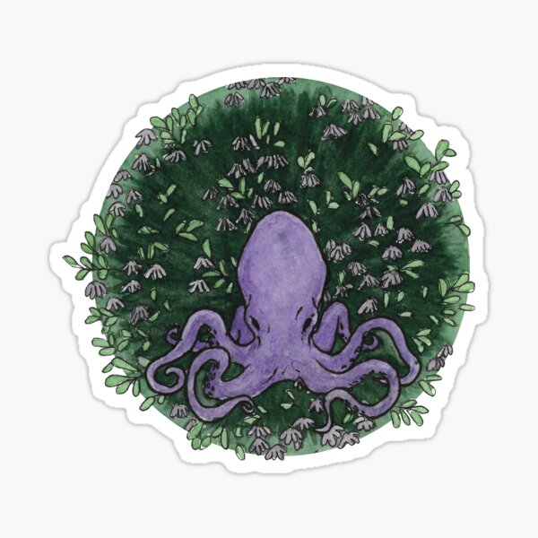 Peaceful octopus Sticker