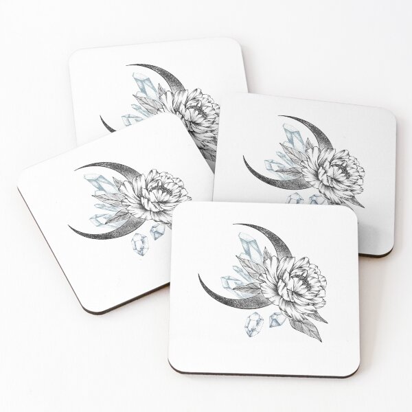 Item preview, Peony Dotwork designed and sold by KalikaGraphisme.