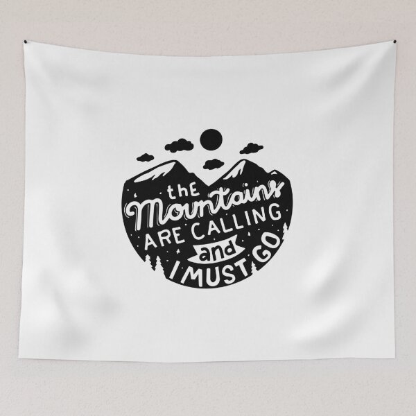 Item preview, The Mountains Are Calling And I must Go designed and sold by CrayzeeTeesUSA.