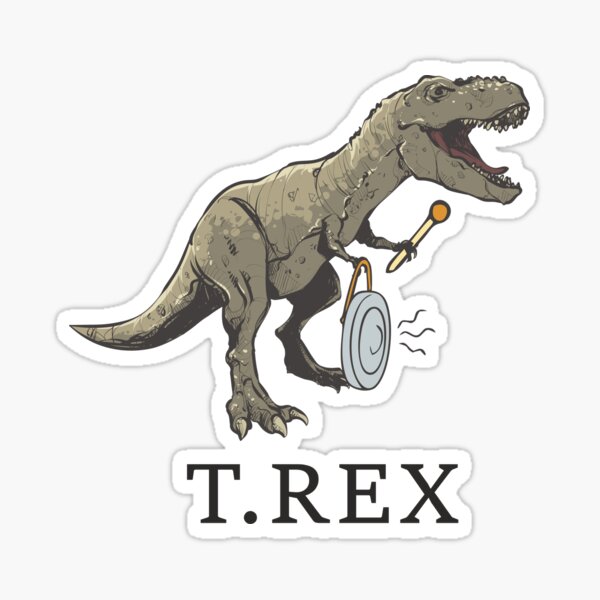 Item preview, bang a gong t.rex  designed and sold by goatboyjr.