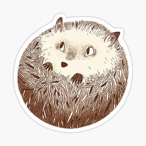 Hedgehog Sticker