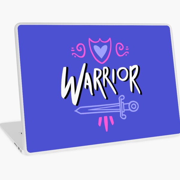 Warrior, not a worrier. Laptop Skin