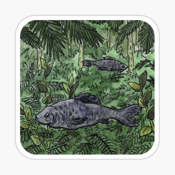 Forest fish Sticker