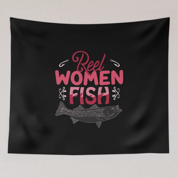 Item preview, Reel Women Fish Funny Fishing  designed and sold by CrayzeeTeesUSA.