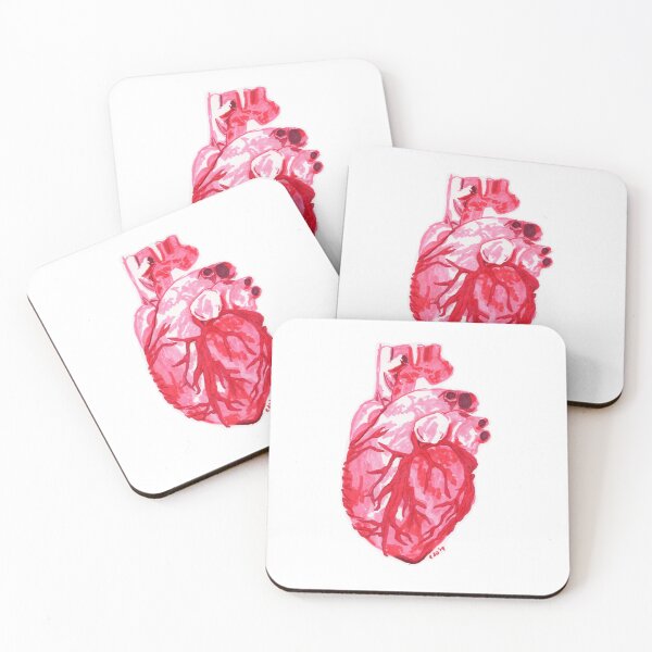Item preview, Sketchy Heart - Monochromatic Anatomical Heart  designed and sold by Joyartfully.