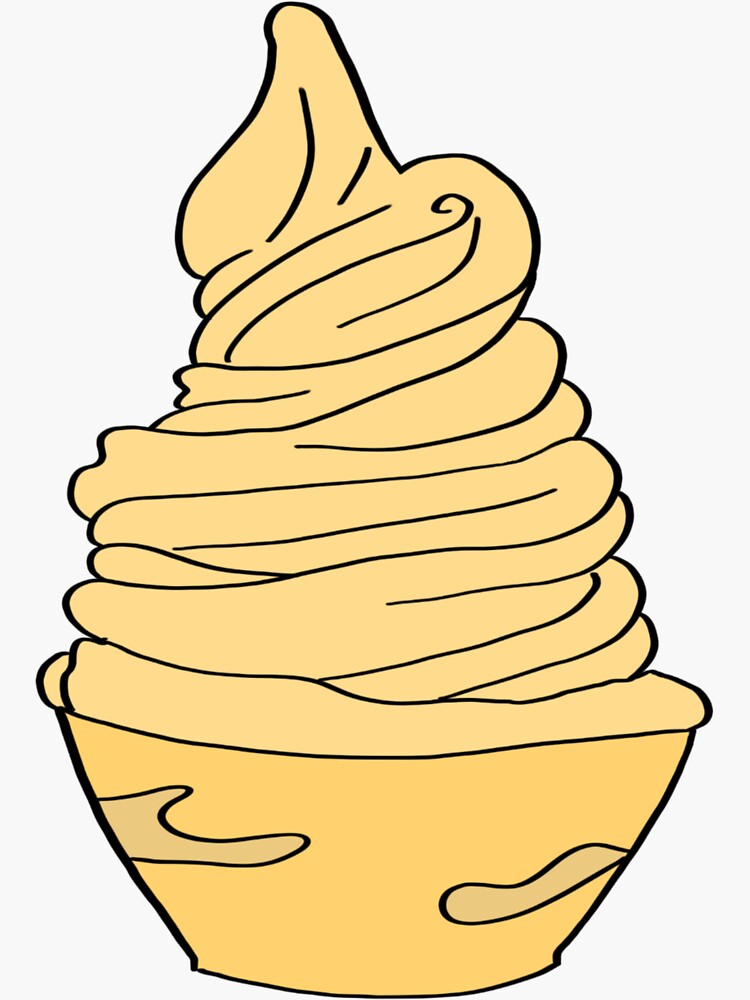"Dole Whip" Sticker for Sale by simplydisney55 | Redbubble