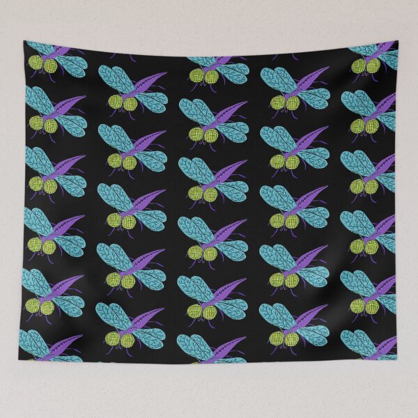 Item preview, Vibrant Cartoon Dragonfly Insect Doodle  designed and sold by SharkaSplat.