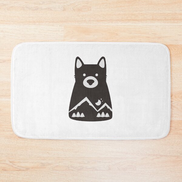 Item preview, Bear with nature designed and sold by misterpillows.
