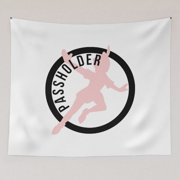 Item preview, Passholder Peter Pan Millennial Pink designed and sold by FandomTrading.
