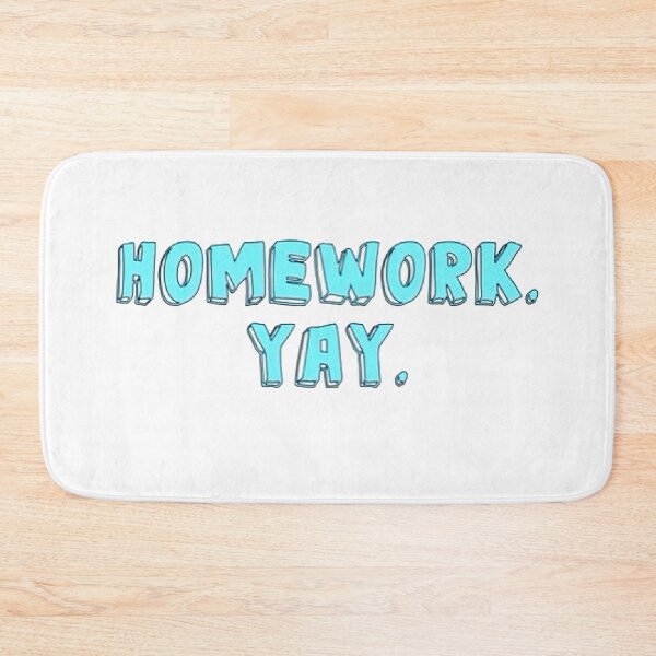 Item preview, Homework sticker designed and sold by lifeisgood1.