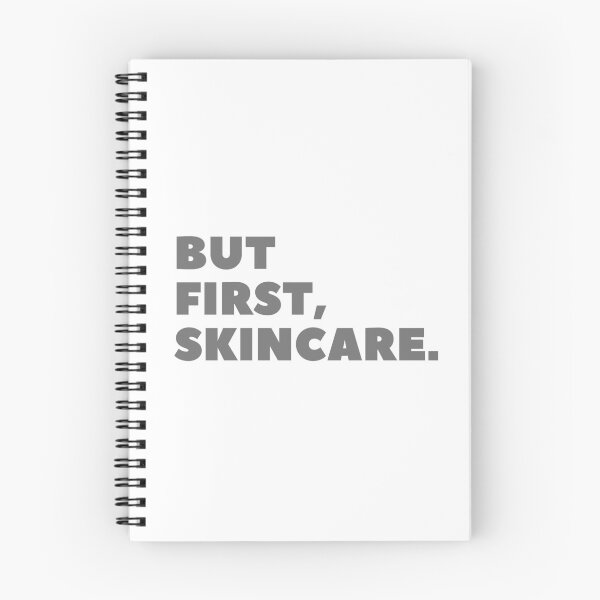 Item preview, But First, Skincare Gray Minimalistic Typography Word Art designed and sold by angelmalfoy.