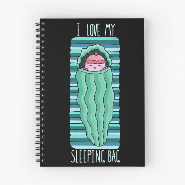 Item preview, I Love My Sleeping Bag Camper designed and sold by Ben McKenzie.