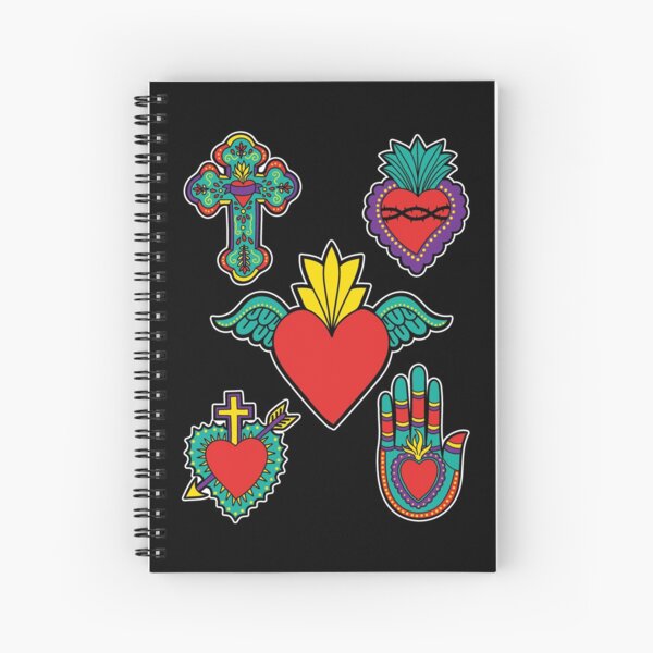 Sacred Hearts Spiral Notebook