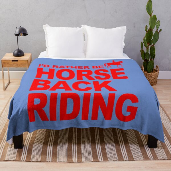 Item preview, I D RATHER BE HORSE BACK RIDING designed and sold by yoca44.