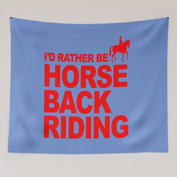 Item preview, I D RATHER BE HORSE BACK RIDING designed and sold by yoca44.