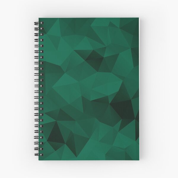 Item preview, Polygonal emerald green geometric pattern designed and sold by fuzzyfox.