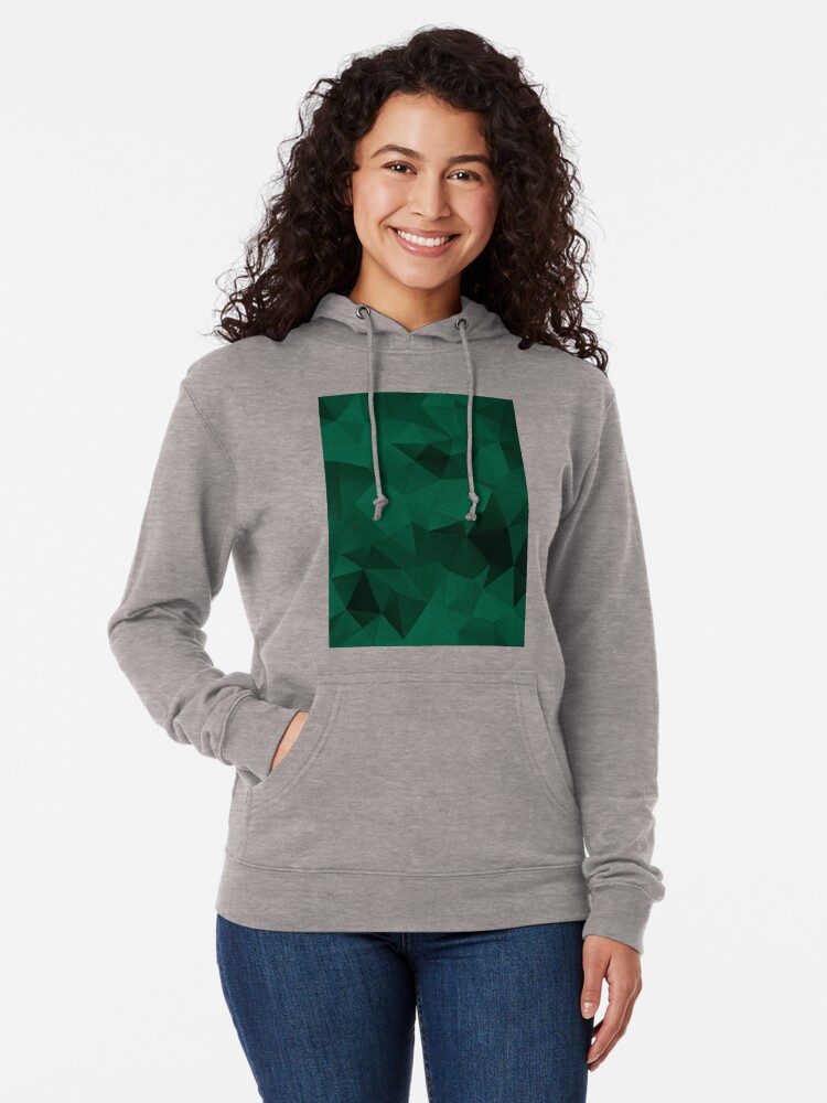 green zip up sweatshirt