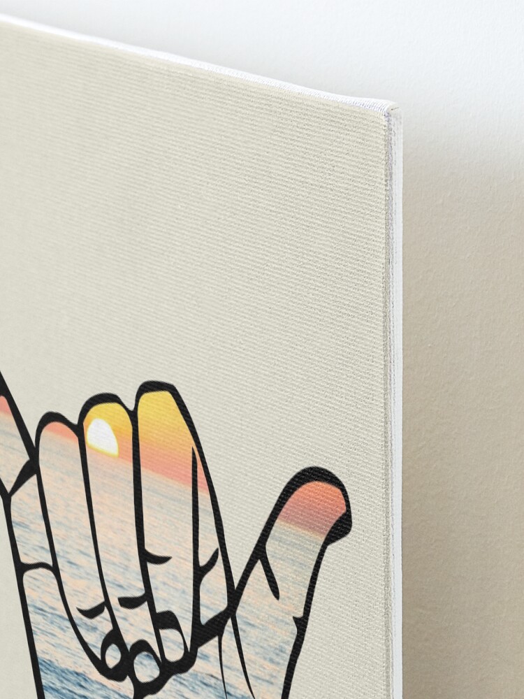Alternate view of Shaka Waves Mounted Print