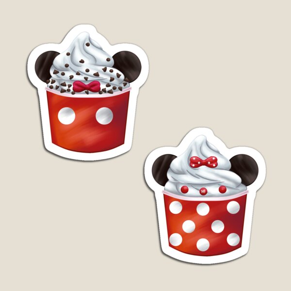 Vista previa del artículo con la obra «Mickey y Minnie Sundae», diseñado y vendido por carothefox.