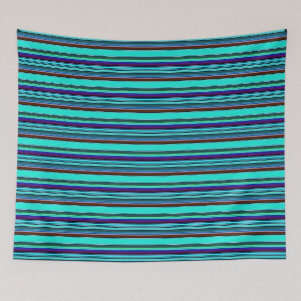 Item preview, Aqua mexican sarape - mexican art - mexican folk designed and sold by edleon.
