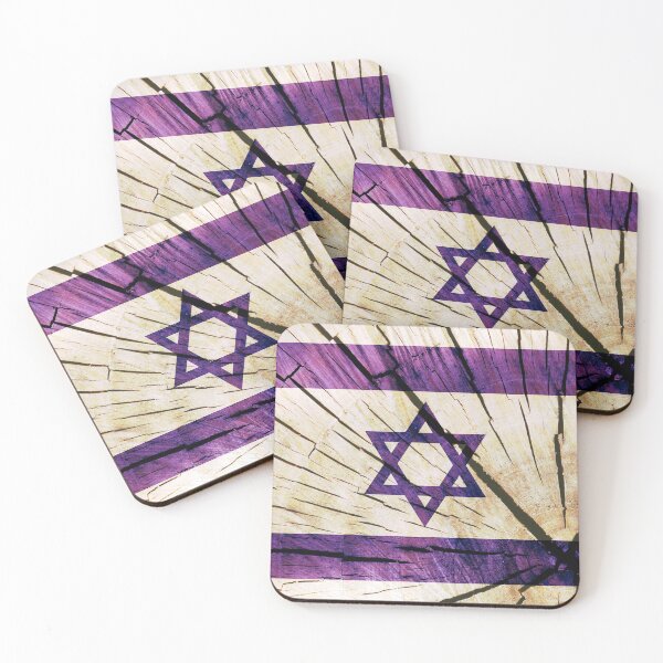 Item preview, Tree Trunk Wood Flag of Israel designed and sold by Dr-Pen.