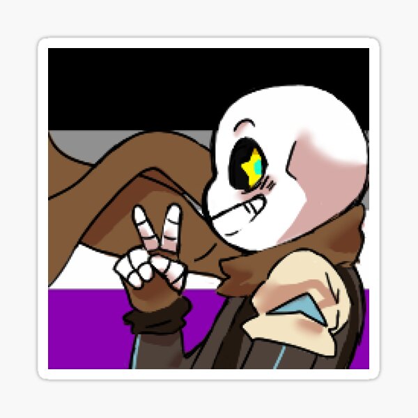 Ink sans, emotions are useless (color) Sticker for Sale by Nova-R