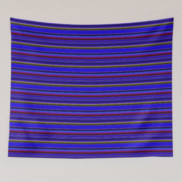 Item preview, Blue mexican sarape - mexican art - mexican folk designed and sold by edleon.
