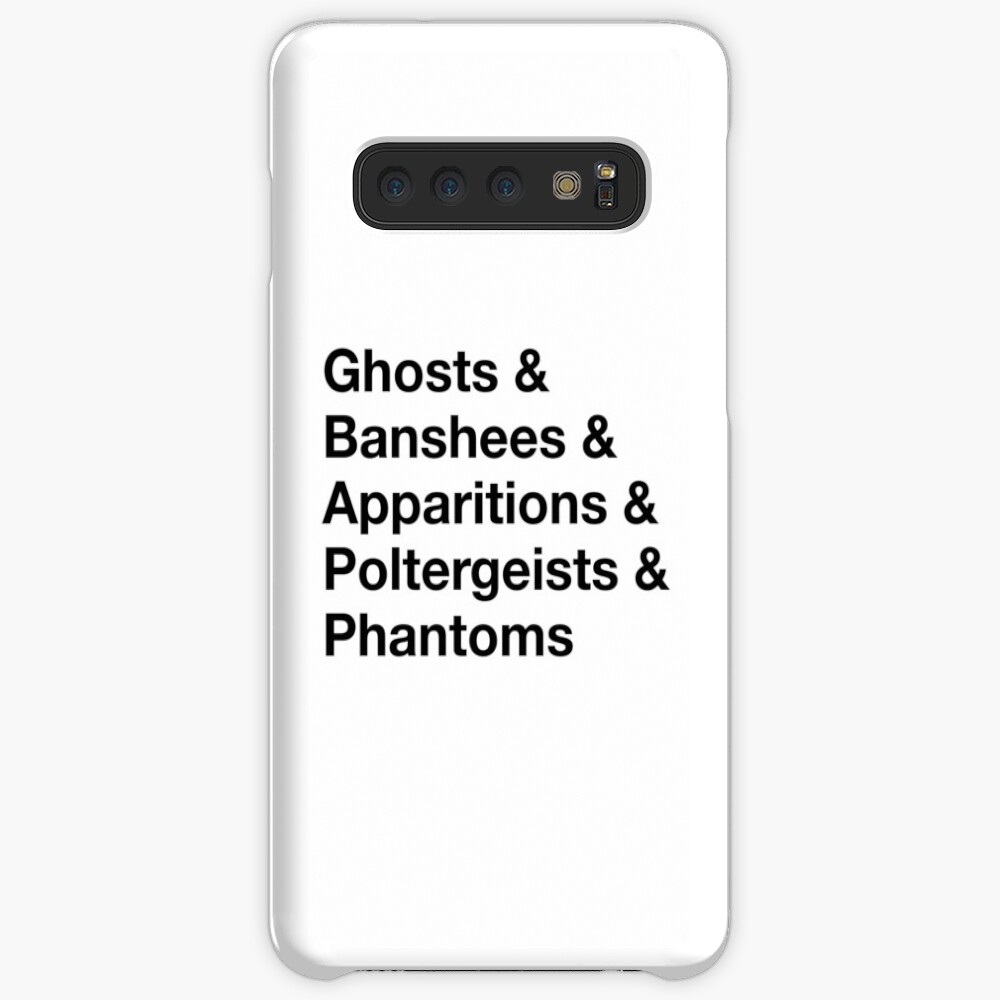 Ghost List Case & Skin for Samsung Galaxy