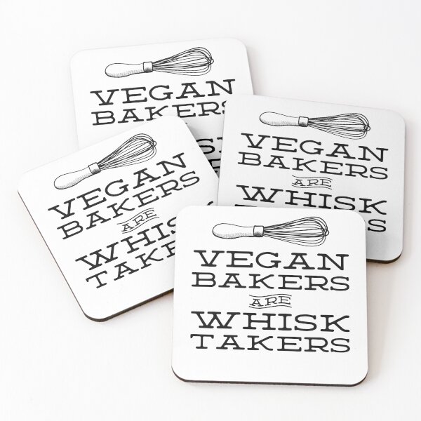 Item preview, Vegan Bakers are Whisk Takers - Plant Based Baking (black text) designed and sold by Good-Politics.