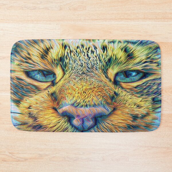 Item preview, #DeepDreamed Cat designed and sold by blackhalt.