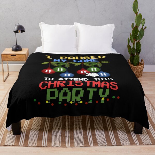 Item preview, I Paused My Game To Attend This Christmas Party Graphic design designed and sold by woodsgoodsco.