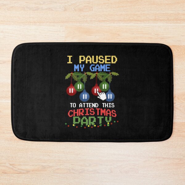 Item preview, I Paused My Game To Attend This Christmas Party Graphic design designed and sold by woodsgoodsco.