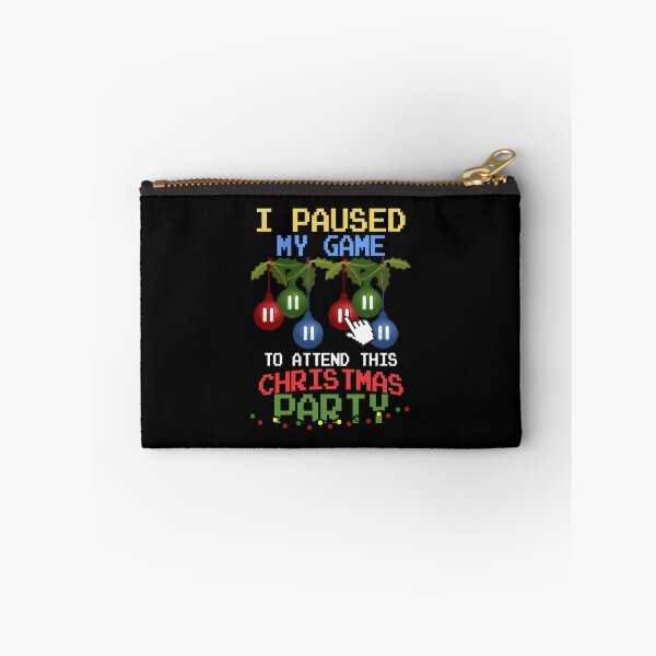 Item preview, I Paused My Game To Attend This Christmas Party Graphic design designed and sold by woodsgoodsco.