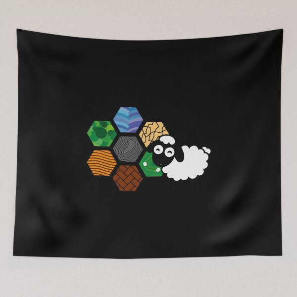 Item preview, Got Any Wood Sheep design Fantasy Board Game RPG Tee designed and sold by woodsgoodsco.
