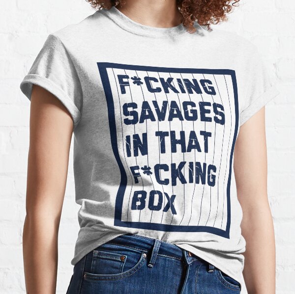 savages in the box shirt Aaron Boone Ejected Yankees savages shirt