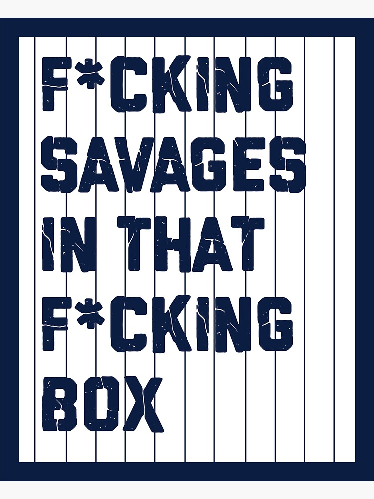 Savages In The Box - Yankees - Sticker