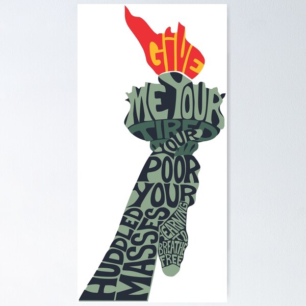 Item preview, Immigration Torch designed and sold by philosophetee.