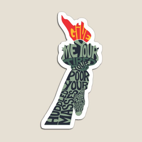 Item preview, Immigration Torch designed and sold by philosophetee.